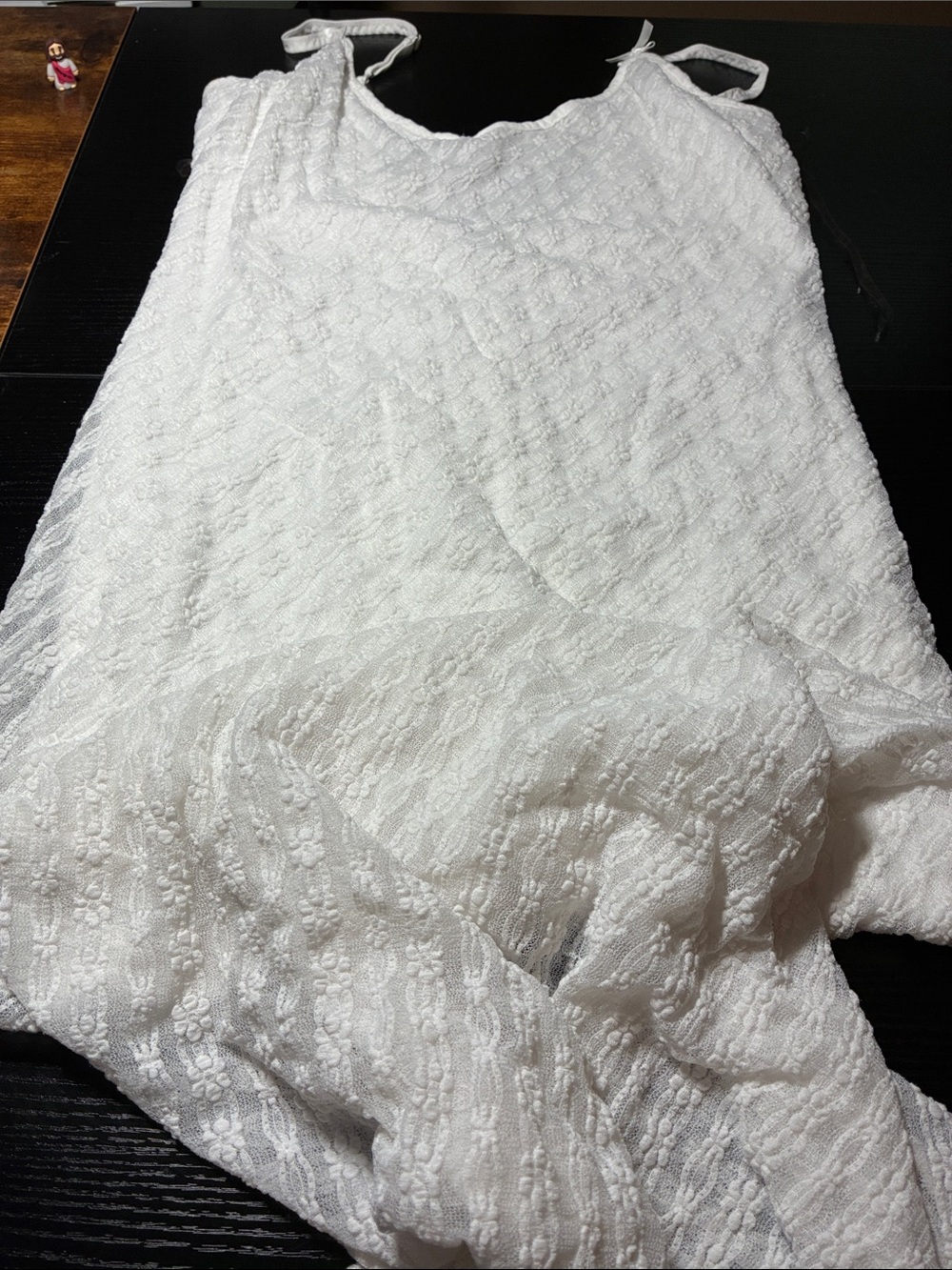 wild fable White Textured Midi Dress